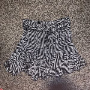 Indikah black and white striped skirt. WORN ONCE
